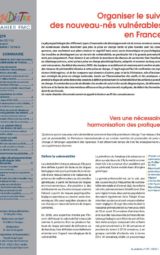 Cahier FMC n°279 Organiser le suivi des nouveau-nés vulnérables en France