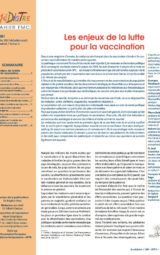 Cahier FMC n° 281 Les enjeux de la lutte pour la vaccination