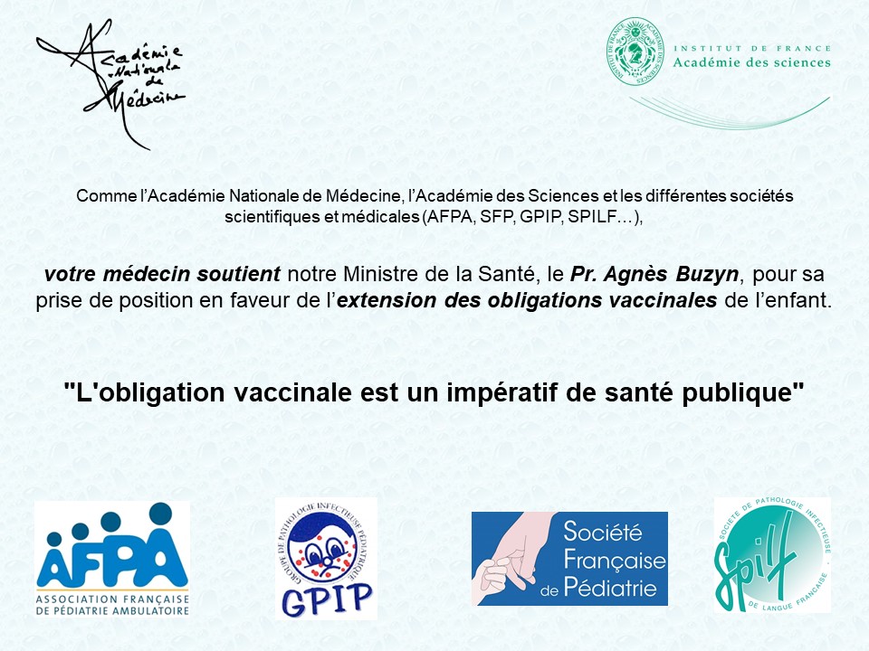 Affiche De Soutien Aux Obligations Vaccinales