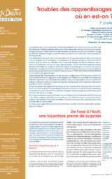 Cahiers FMC n°273-Troubles des apprentissages-1e partie