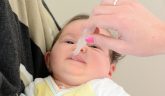 Prise du vaccin rotavirus par la bouche pour un nourrisson